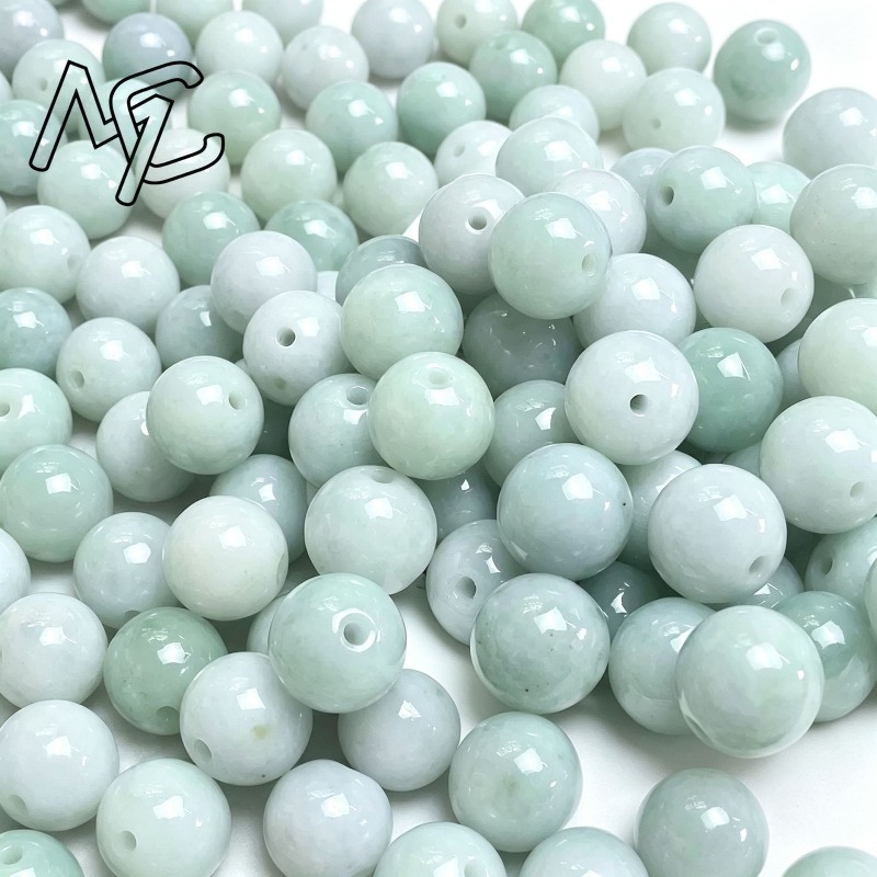 10PC Natural Jade Emerald 13mm - Beading recension och pris