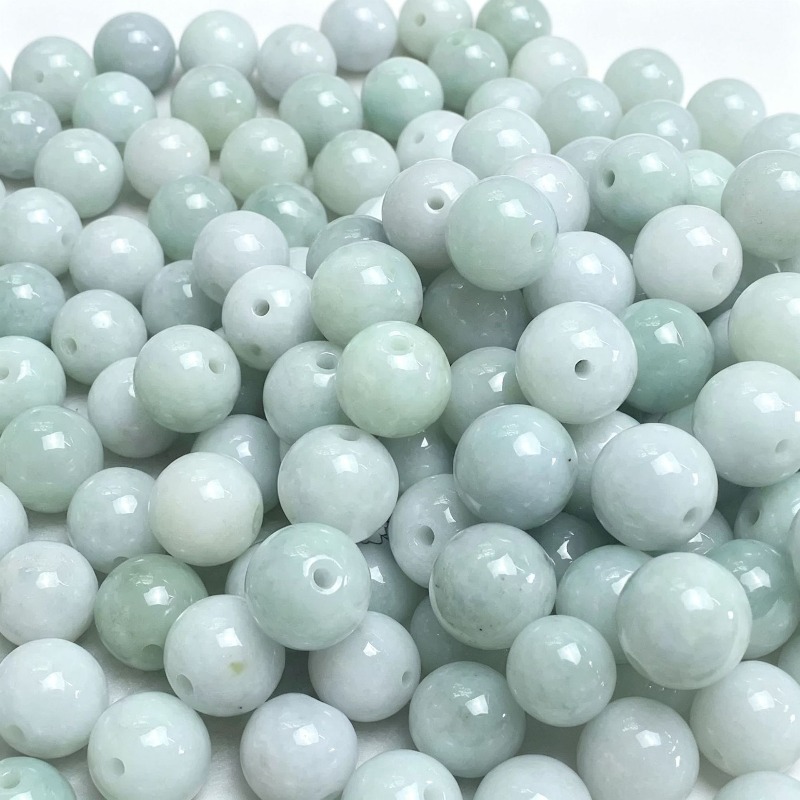 10PC Natural Jade Emerald 13mm - Beading recension och pris