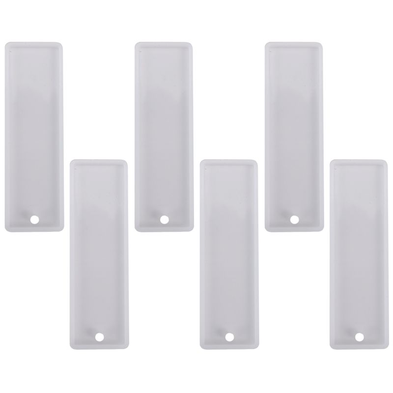 ABJN-6 Pcs/Set Rectangle Silic - Silicone Epoxy Resin Molds Set recension och pris