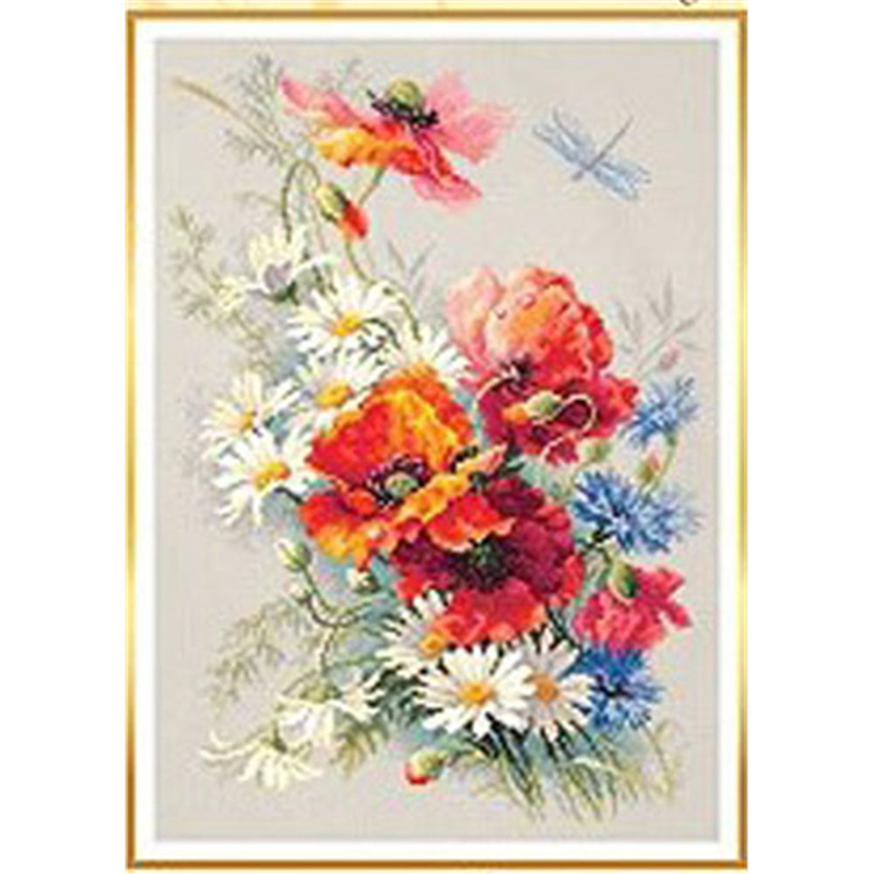ZZ6025 Cross Stitch Kits Cross - Cotton Embroidery Thread Skeins recension och pris