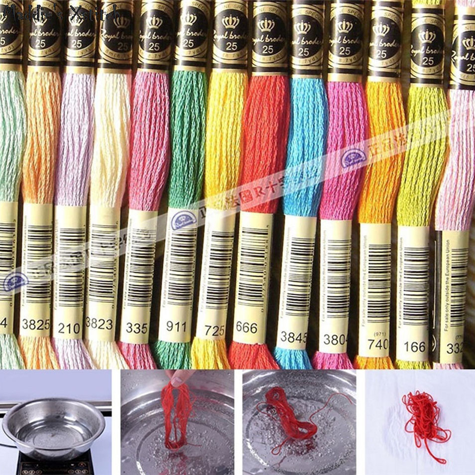 ZZ6025 Cross Stitch Kits Cross - Cotton Embroidery Thread Skeins recension och pris