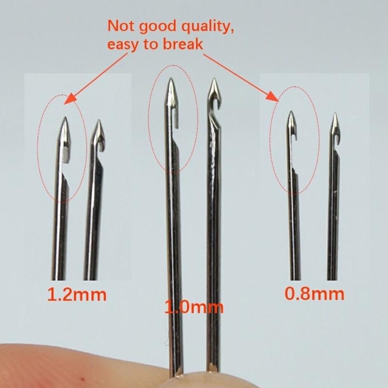  Embroidery Hook Set with Need - Wooden Crochet Hooks Ergonomic Handle recension och pris