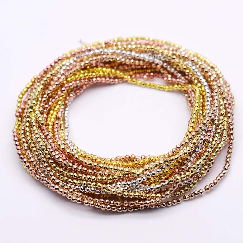 2mm 200pcs Gold Color Crystal  - Glass Seed Beads 2Mm Jewelry Making recension och pris