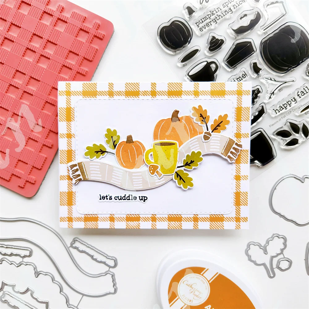 Flannel Background Stamp New M - Clear Silicone Stamps For Card Making recension och pris