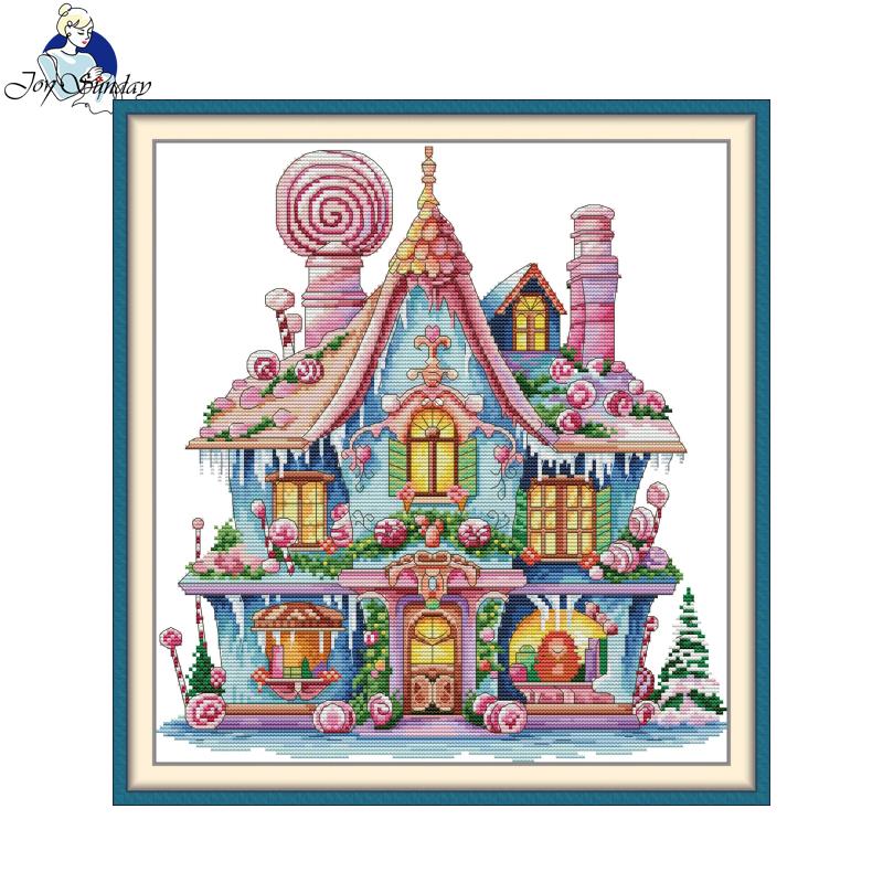 Joy Sunday Candy Cottage Print - Cotton Embroidery Thread Skeins recension och pris