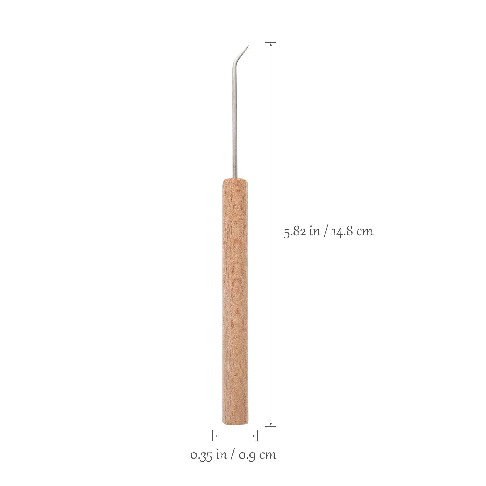 Crochet Hooks with Wooden Hand - Wooden Crochet Hooks Ergonomic Handle recension och pris