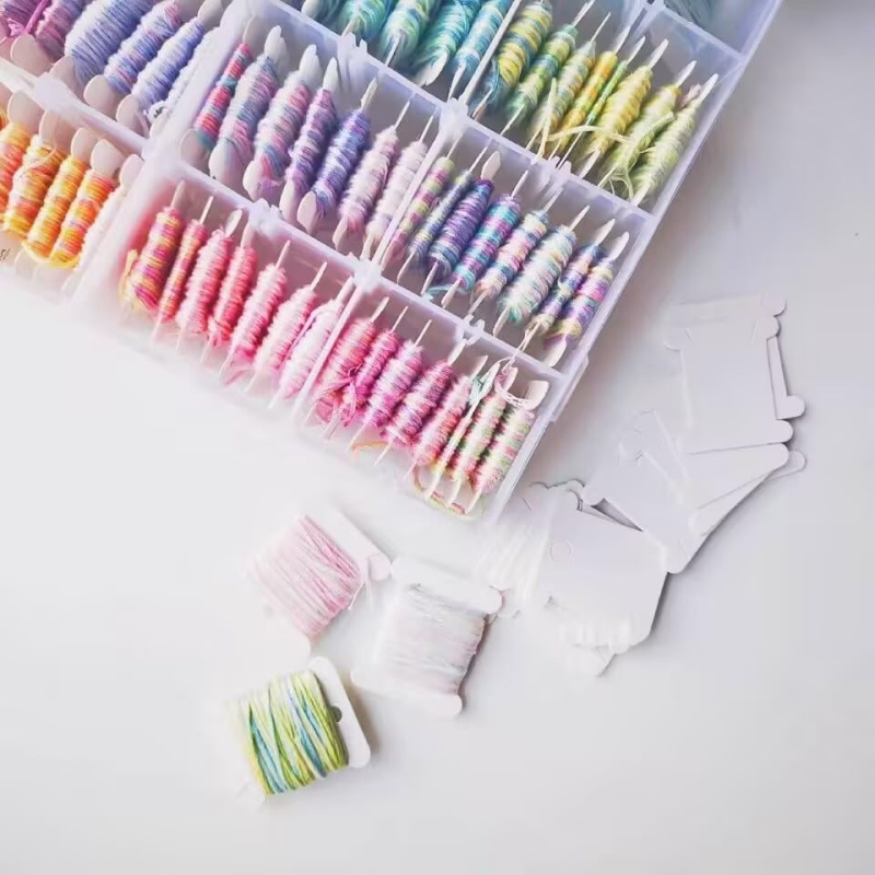 1set Embroidery Floss Bobbins  - Cotton Embroidery Thread Skeins recension och pris