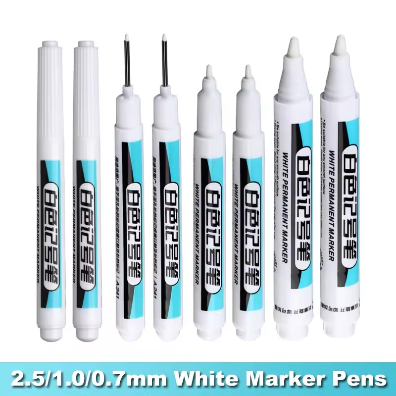 0.7/1.0/2.5MM White Permanent  - Painting Supplies recension och pris