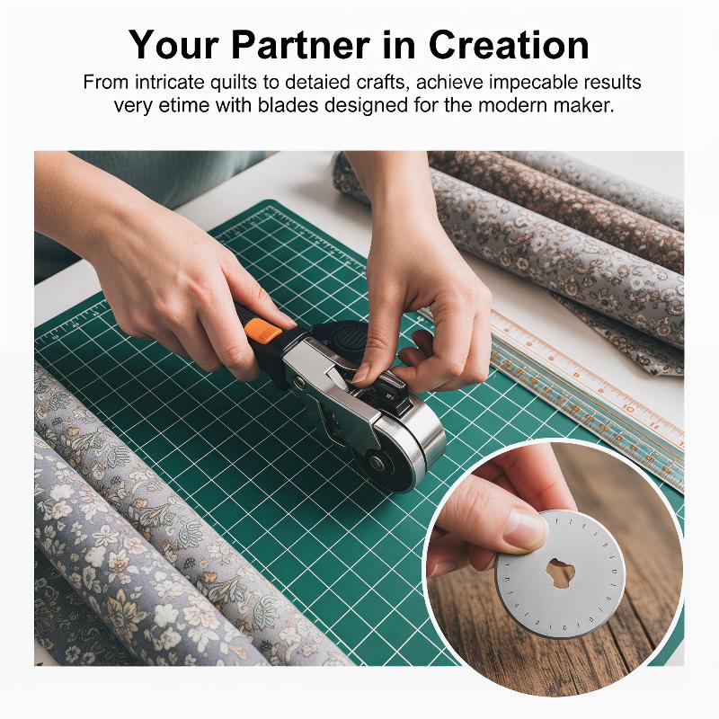 5/10PCS 45mm Rotary Cutter Sha - Rotary Cutter For Fabric 45Mm recension och pris