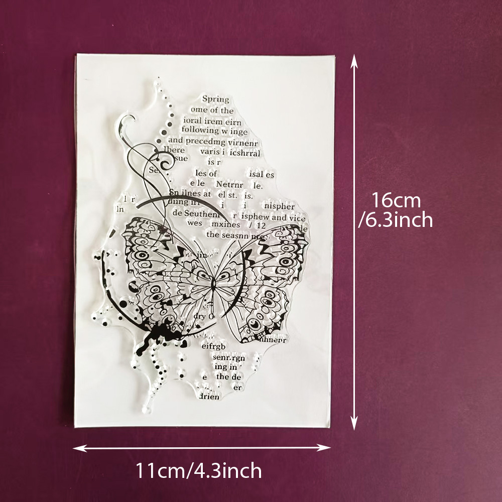 Leaf, Horse, Piano Musical Not - Clear Silicone Stamps For Card Making recension och pris