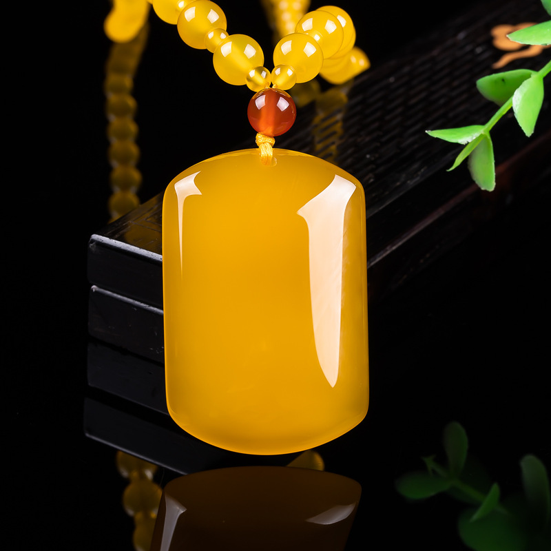 Full-color golden chalcedony p - Beading recension och pris