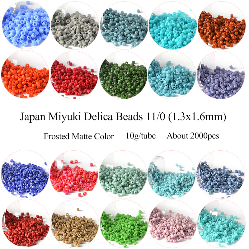 11/0 Japan Miyuki Delica Beads - Glass Seed Beads 2Mm Jewelry Making recension och pris